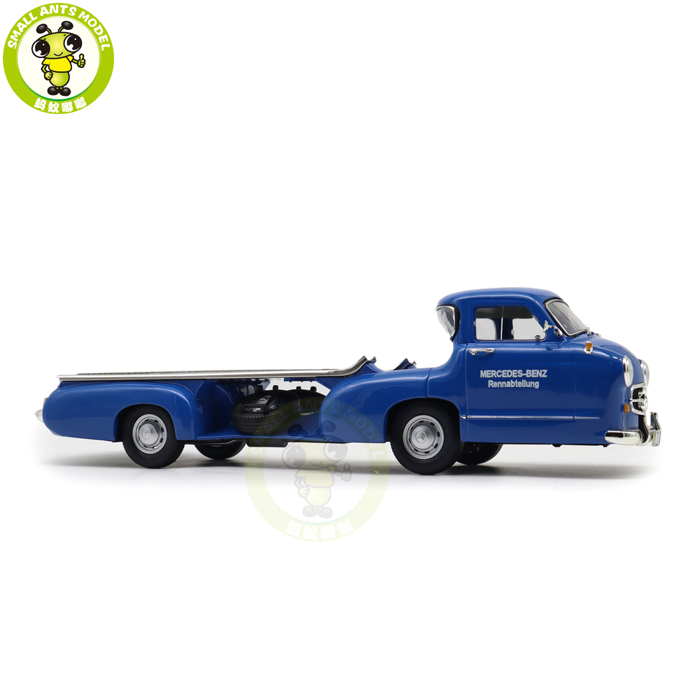 1/18 IVY Mercedes Benz Renntransporter Blaues Wuuder Car 1/18 IVY Mercedes Benz Renntransporter Blaues Wuuder Car