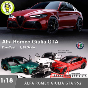 Pre-order 1/18 Alfa Romeo Giulia GTA 952 MOTORHELIX Diecast Model Toy Car Gifts For Father Friends