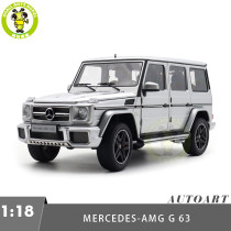 1/18 Mercedes-AMG G63 Benz AUTOart 76323 Silver Model Car Gifts For Father Friends