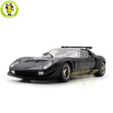 1/18 Lamborghini MIURA SVR Black/Gold KYOSHO 08319BKG Diecast Model Toy Cars Gifts For Father Friends