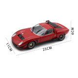 1/18 Lamborghini MIURA SVR Red/Black KYOSHO 08319RBK 08319R Diecast Model Toy Cars Gifts For Father Friends