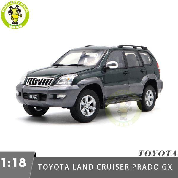 1/18 Toyota Land Cruiser Prado GX Diecast Model Toy Car Gifts For Father Friends