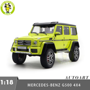 1/18 Mercedes-BENZ G500 4×4² G Class AUTOart 76319 Yellow Model Car