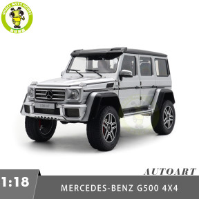 1/18 Mercedes-BENZ G500 4×4² G Class AUTOart 76318 Silver Model Car