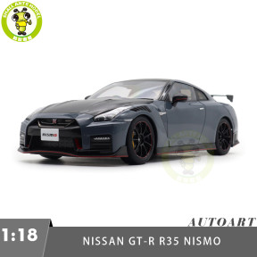 1/18 Nissan GT-R R35 NISMO Special Edition AUTOart 77505 NISMO Stealth Gray Model Car
