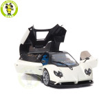 1/18 PAGANI ZONDA F 2005 Almost REAL Bianco Fabriano Diecast Model Toy Car Gifts For Friends Father
