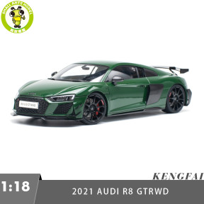 Pre-order 1/18 Audi R8 2021 GTRWD KengFai Diecast Model Toy Car Gifts For Friends Father