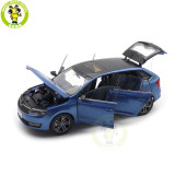 1/18 VW Skoda Rapid Spaceback Diecast Model Toy Car Gifts For Father Friends