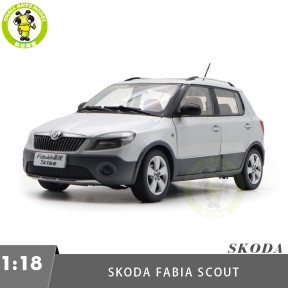1/18 VW Skoda Fabia Scout Diecast Model Toy Car Gifts For Father Friends