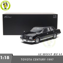 1/18 Toyota Centur 1997 Almost Real 870201 Black Diecast Model Car Gifts For Father Friends