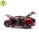 1/18 BMW X6 M F86 2015 Norev 183242 Red Metallic Diecast Model Toy Car Gifts For Friends Father