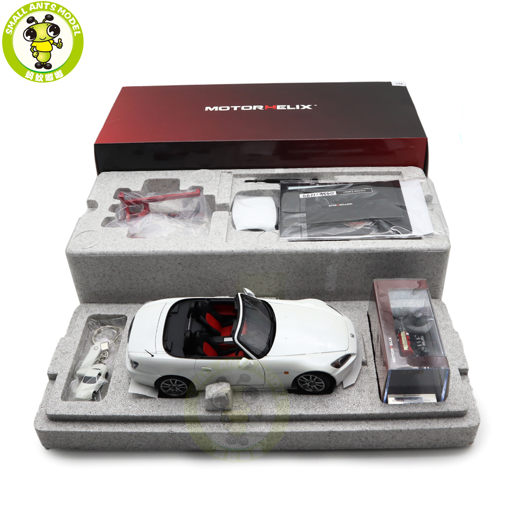 1/18 MOTORHELIX Honda S2000 AP2 Diecast Model Toy Car Gifts
