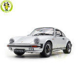 1/12 Schuco Porsche 911 Carrera Coupe 3.2 Silver Metallic Diecast Model Toy Car Gifts For Father Friends