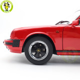 1/12 Schuco Porsche 911 Carrera Targa 3.2 Red Diecast Model Toy Car Gifts For Father Friends