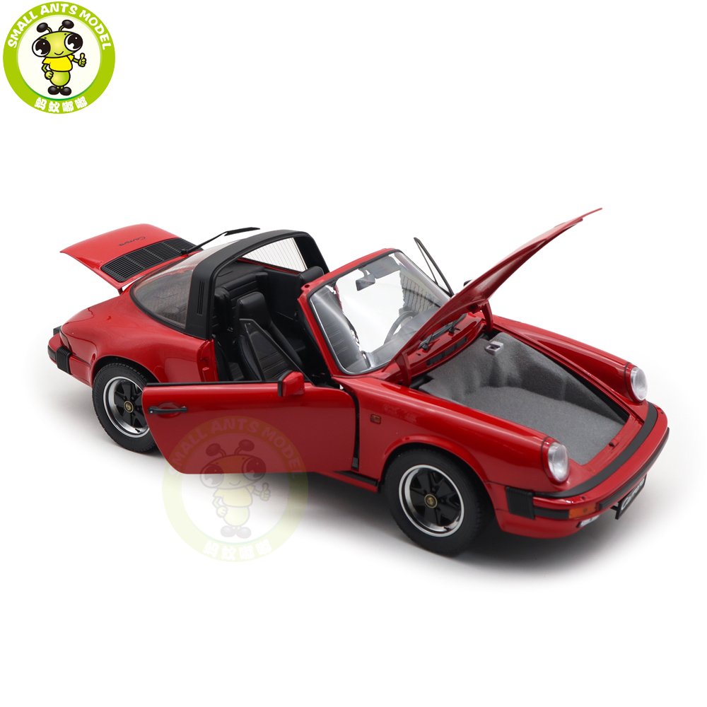 1/12 Schuco Porsche 911 Carrera Targa 3.2 Red Diecast Model