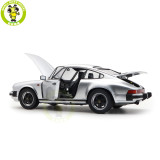 1/12 Schuco Porsche 911 Carrera Coupe 3.2 Silver Metallic Diecast Model Toy Car Gifts For Father Friends