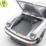 1/12 Schuco Porsche 911 Carrera Coupe 3.2 Silver Metallic Diecast Model Toy Car Gifts For Father Friends