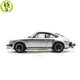 1/12 Schuco Porsche 911 Carrera Coupe 3.2 Silver Metallic Diecast Model Toy Car Gifts For Father Friends