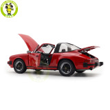 1/12 Schuco Porsche 911 Carrera Targa 3.2 Red Diecast Model Toy Car Gifts For Father Friends