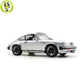 1/12 Schuco Porsche 911 Carrera Coupe 3.2 Silver Metallic Diecast Model Toy Car Gifts For Father Friends