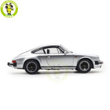 1/12 Schuco Porsche 911 Carrera Coupe 3.2 Silver Metallic Diecast Model Toy Car Gifts For Father Friends