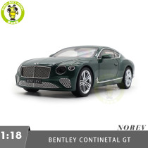 1/18 Bentley Continental GT 2018 Norev 182782 Verdant Metallic Diecast Model Car Toys Gifts For Adults Friends Father