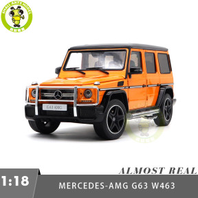 1/18 Almost Real 820608 Mercedes AMG G CLASS W463 2015 Sunset Beam Orange Diecast Model Car Gifts For Husband Father Boyfriend