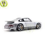 1/18 Porsche RUF CTR Anniversary 2017 GT Silver Almost Real 880303 Diecast Model Toy Car Gifts For Friends Father