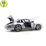 1/18 Porsche RUF CTR Anniversary 2017 GT Silver Almost Real 880303 Diecast Model Toy Car Gifts For Friends Father
