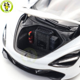 1/18 McLaren 720S Silica White Autoart 76069 Model Toy Car Gifts For Father Friends