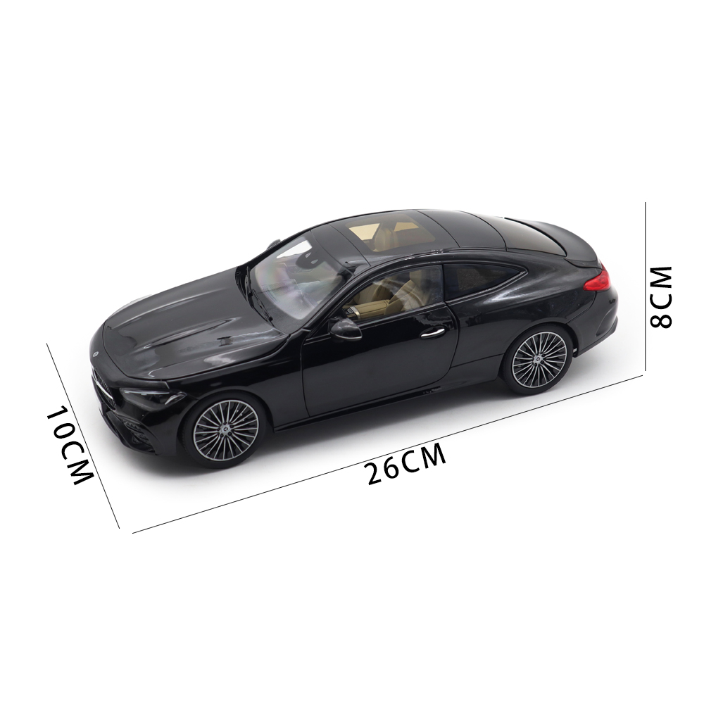 Mercedes CLE Coupé 2024 Noire – Modèle Réduit Norev 1:18, Métal, 4 Ouvrants, Ref 183937