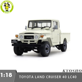 1/18 Toyota Land Cruiser 40 LC40 Pickup Truck KYOSHO Diecast Model Toys Car Gifts
