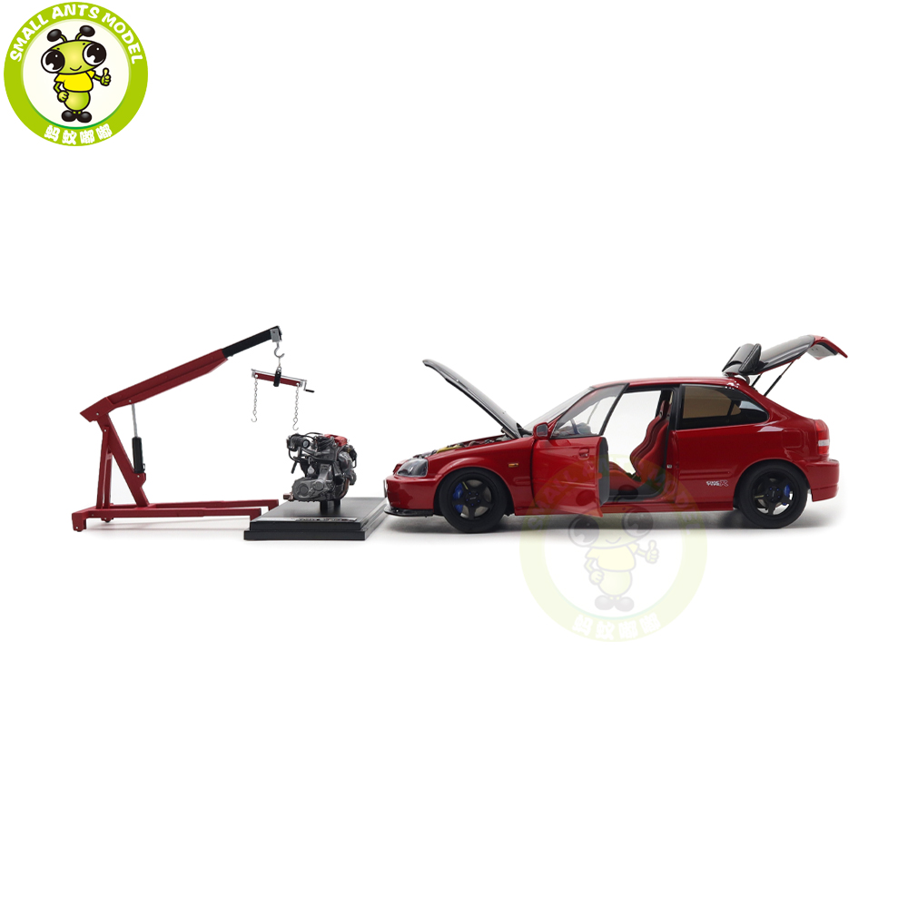 1/18 MOTORHELIX Honda CIVIC Type R EK9-120 Diecast Model Toy
