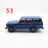 Damaged 1/18 KYOSHO Toyota Land Cruiser 60 LC60 Blue Diecast Model Car