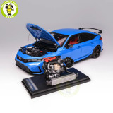 Pre-order 1/18 MOTORHELIX Honda CIVIC Type R FL5 Diecast Model Toy Car Gifts For Father Friends