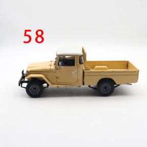 Damaged 1/18 KYOSHO Toyota Land Cruiser 40 LC40 Beige Diecast Model Car
