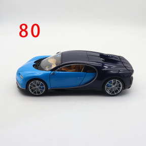 Damaged 1/18 Bugatti Chiron 2016 Welly GTAUTOS Diecast Model Car