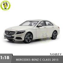 1/18 Norev Mercedes Benz C Class C300 2015 183476 White Diecast Model Toy Cars Gifts For Father Friends