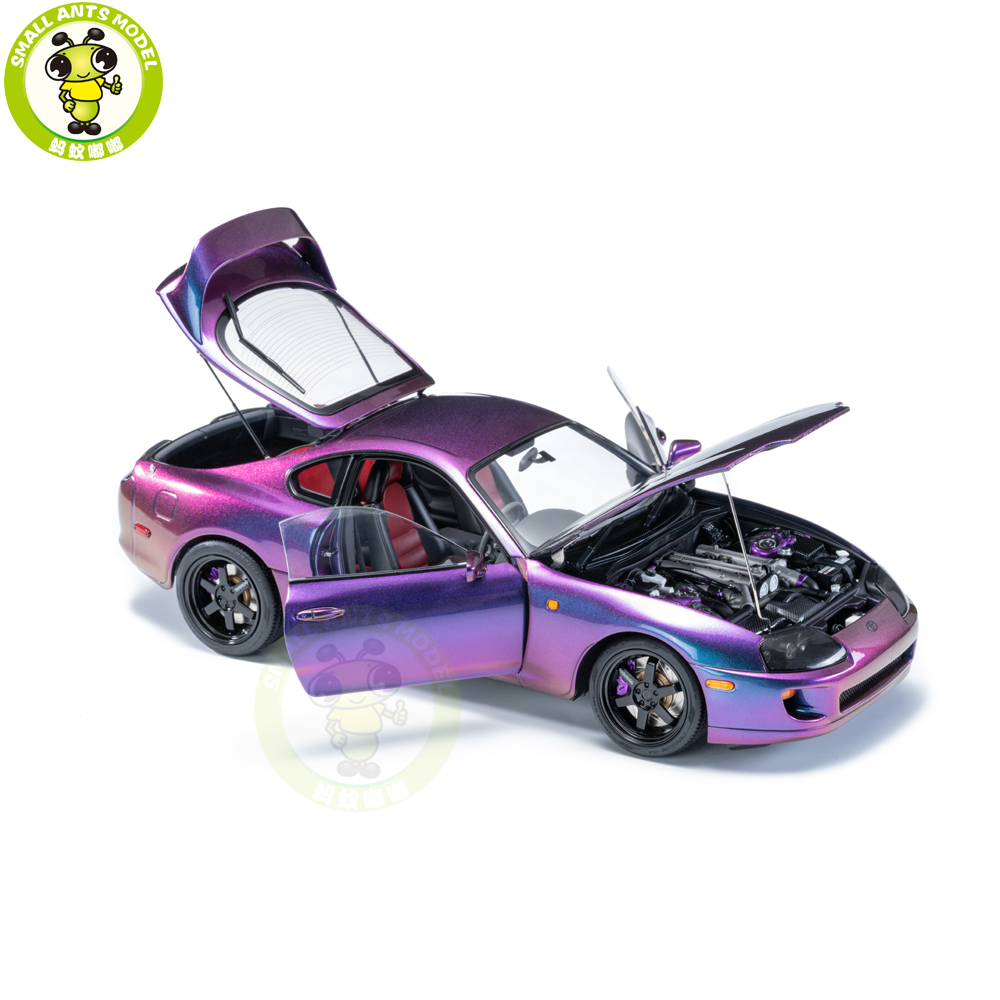 1/18 WHELART Toyota Supra A80 (Midnight Purple) Diecast Car