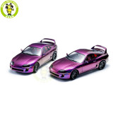 1/18 WHELART Toyota Supra A80 Midnight Purple Diecast Model Car Gifts For Father Friends