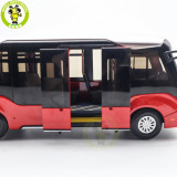 1/32 Golden Dragon XML6606 Minibus City Bus With Lights Diecast Model Toys Car Bus Gifts For Friends