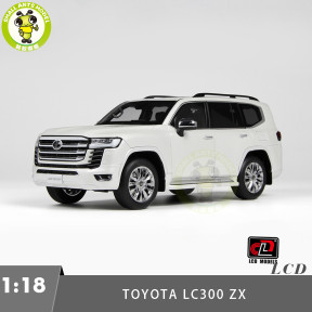 Pre-order 1/18 LCD TOYOTA LAND CRUISER 300 LC300 ZX Diecast Model Toy Car Gifts For Friends Father