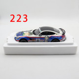 Defective 1/18 Mercedes Benz AMG GT R Cartoon Painting Almost Real Diecast Model Car