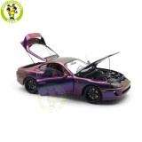 1/18 WHELART Toyota Supra A80 Midnight Purple Diecast Model Car Gifts For Father Friends