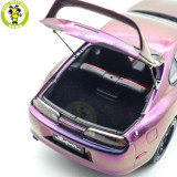 1/18 WHELART Toyota Supra A80 Midnight Purple Diecast Model Car Gifts For Father Friends