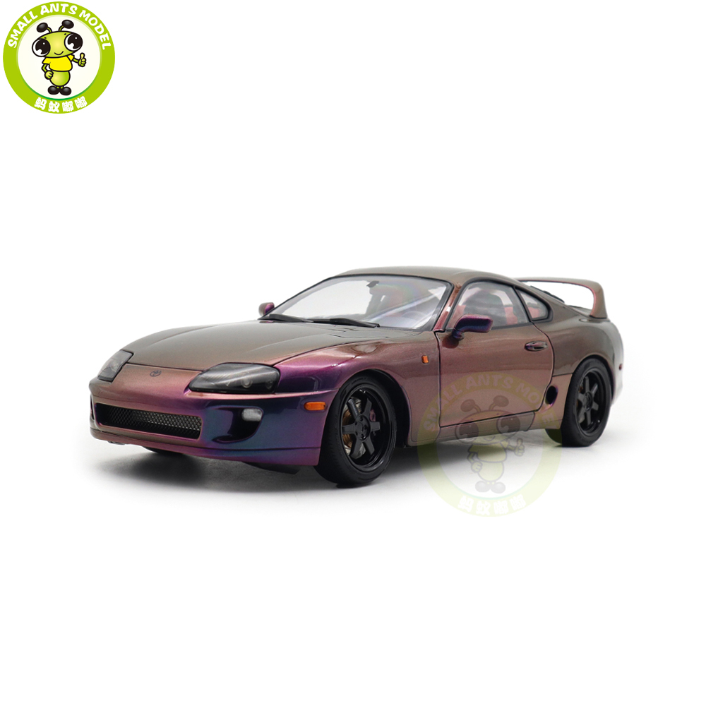1/18 WHELART Toyota Supra A80 Midnight Purple Diecast Model