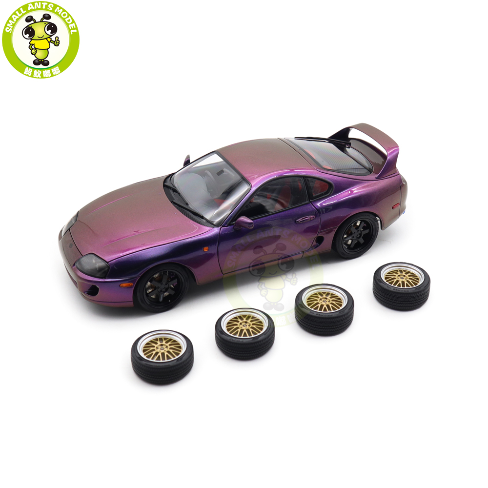 【新品】WhelArt 1:18 Toyota Supra A80 Purple Whelart New Toyota Supra A80 - Midnight Purple