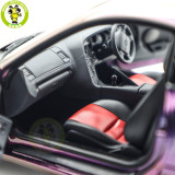 1/18 WHELART Toyota Supra A80 Midnight Purple Diecast Model Car Gifts For Father Friends
