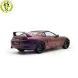 1/18 WHELART Toyota Supra A80 Midnight Purple Diecast Model Car Gifts For Father Friends