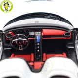 1/18 Porsche 918 Spyder Weissach Package Autoart 77920 White/Red Interior Model Toy Car Gifts For Father Friends